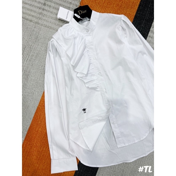 Áo sơ mi dios cổ bèo