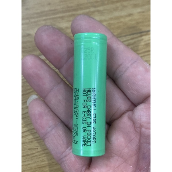 Pin Samsung 25R mới và tháo khối chính hãng xả cao