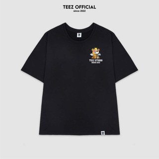 [XẢ NGHỈ BÁN] Áo Thun Unisex Nam Nữ TEEZ - TZ1103 Form Rộng Tay Lỡ Freesize