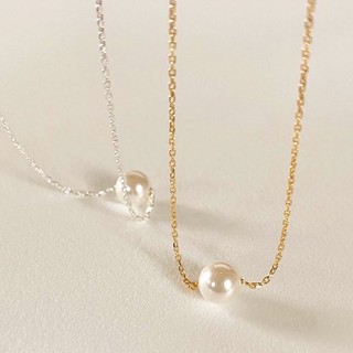 Vòng cổ bạc 925 mạ vàng 18k - 001
