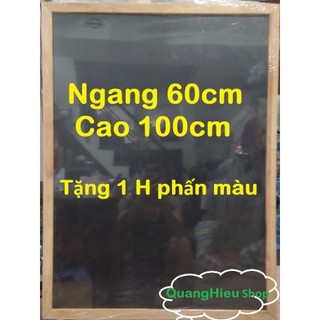 Bảng menu treo tường kích thước 60x100cm, bảng menu treo tường 2 mặt cao cấp, tặng kèm phấn màu