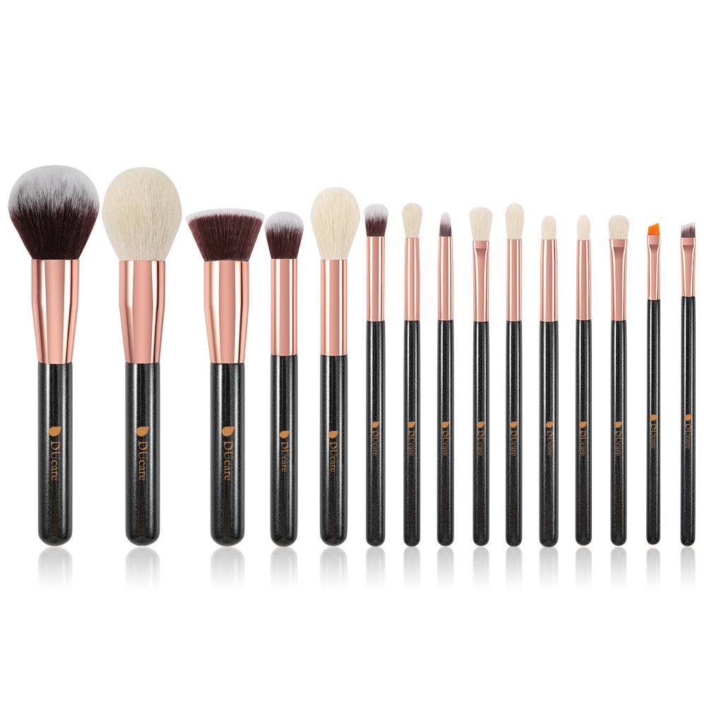 Bộ Cọ Trang Điểm Ducare 15 Cây Màu Đen Gold