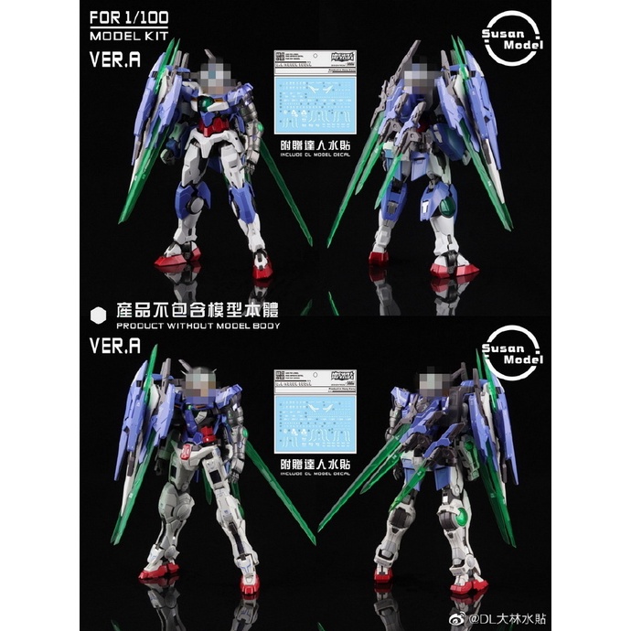 Set R4 cho mô hình gunpla MG 1/100