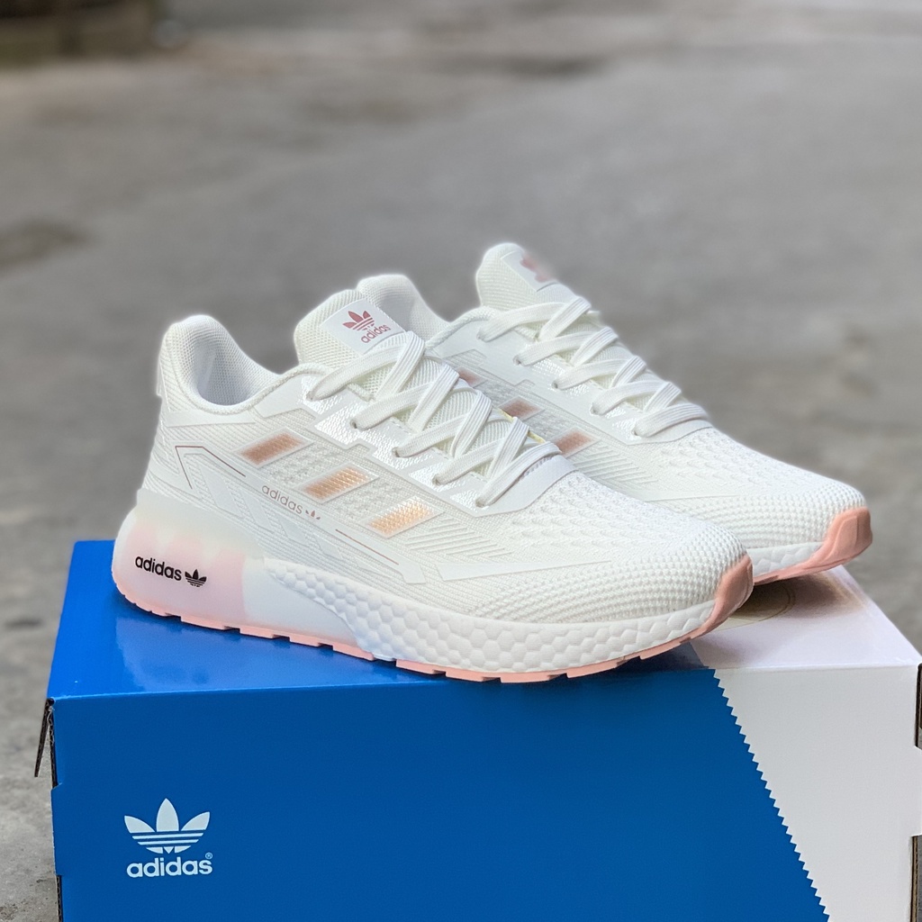 Giày sneaker Zoom pegasus nữ, Giày thể thao màu trắng chạy bộ