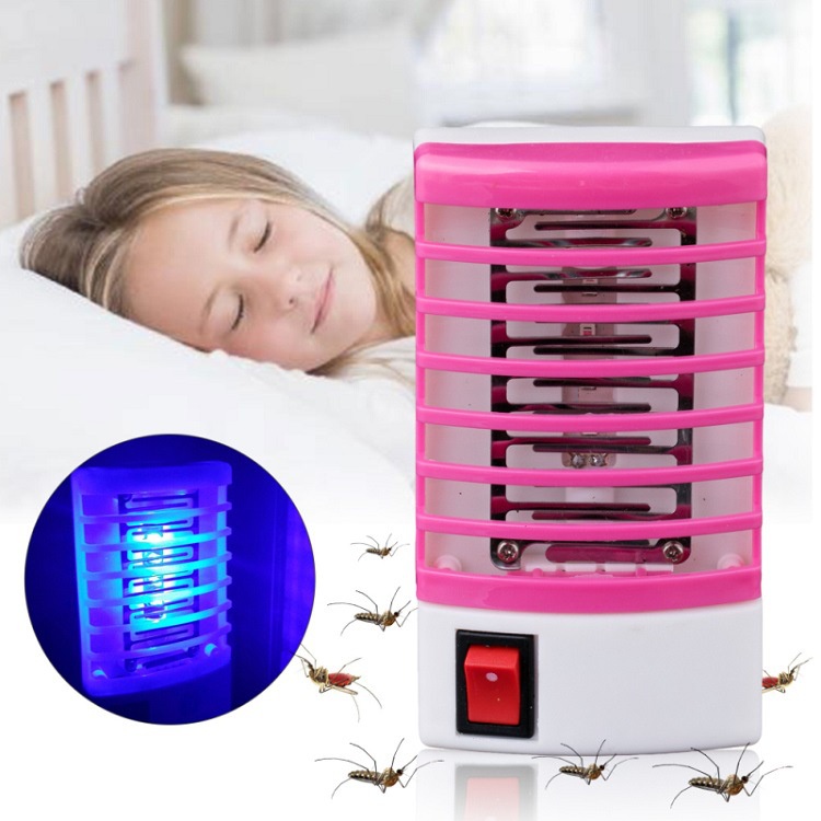Đèn ngủ bắt muỗi diệt côn trùng điện quang mini ahuy 2 in 1 thông minh an toàn 1w tiết kiệm điện không tiếng ồn cắm điện