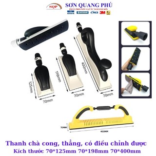 Thanh chà nhám ngắn dài cong thẳng 70x198mm,70x125mm 70x400mm thanh chà khô bàn chà nhám nhiều cỡ SONQUANGPHU8856
