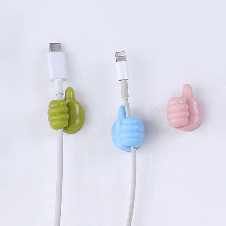 Móc treo dây cáp sạc hình bàn tay độc đáo