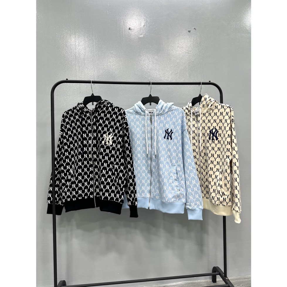 Hoodie Zip MLB Monogram Có khóa dây kéo Vải cotton 100% (Free Ship) The.Fire | BigBuy360 - bigbuy360.vn