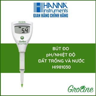 Bút Đo pH Trực Tiếp Trong Đất Mềm Và Nước HI981030, Tặng Kèm Bộ Dung Dịch Hiệu Chuẩn, Rửa, Bảo Quản