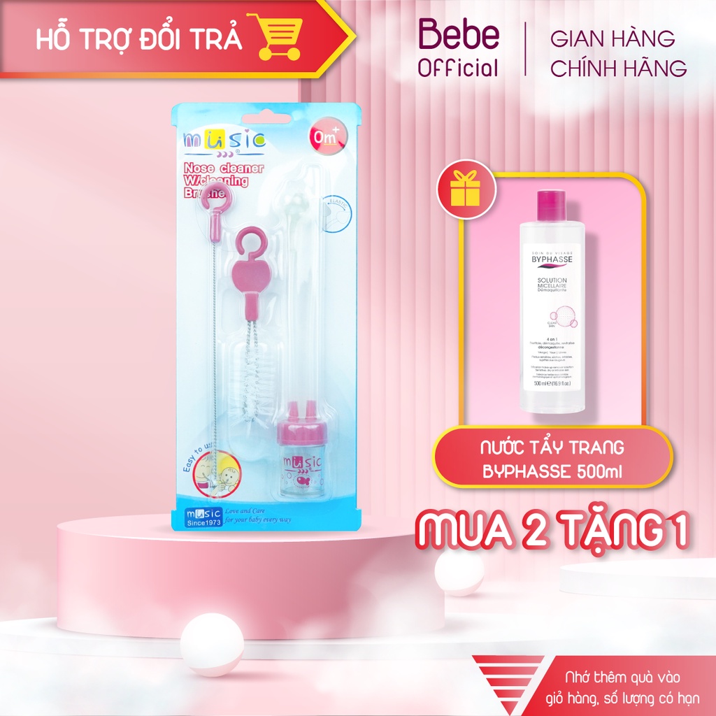 Hút mũi cho bé MUSIC an toàn giúp lấy chất nhờn trong mũi bé một cách hợp vệ sinh