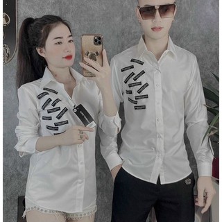 Áo sơ mi nhiều logo TH6