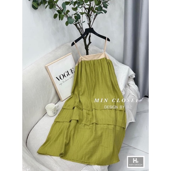 Váy Hai Dây Phom Rộng Mặc Siêu Thoải Mái Mã MT06