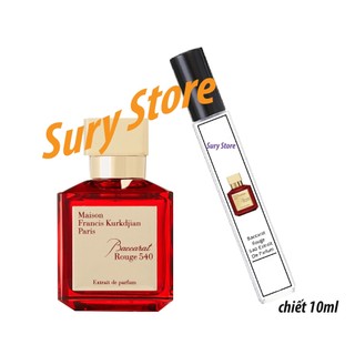 Nươc hoa mai son 540 đỏ chiết 10ml