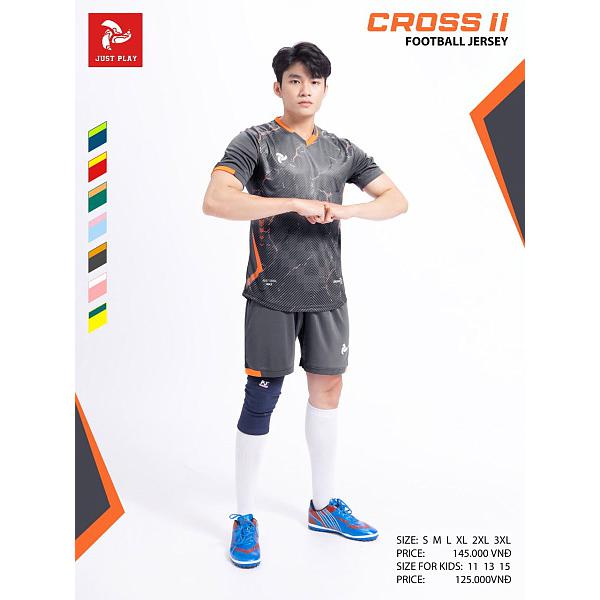 JUSTPLAY CROSS II, áo bóng đá thiết kế