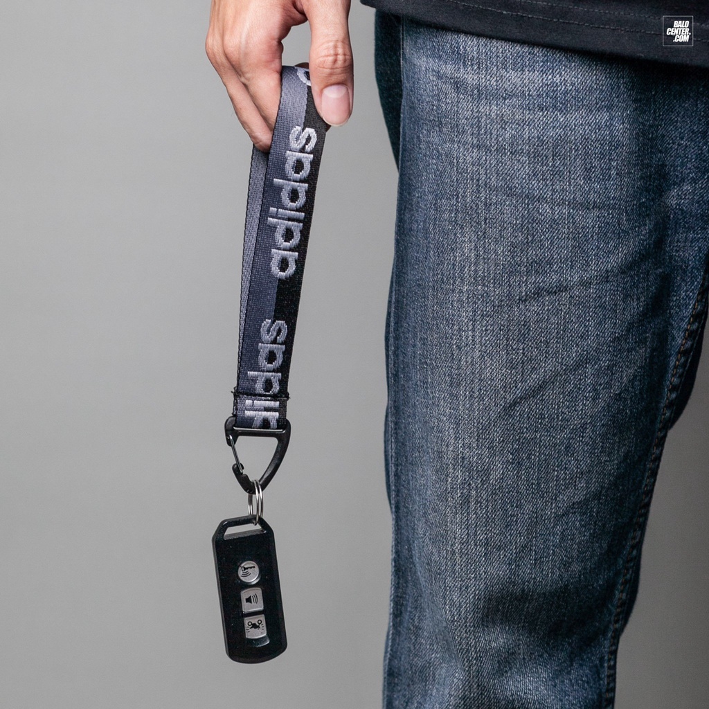 Móc Khoá Dây, Phụ Kiện Móc khoá Xe Máy Logo Adidas Poly Keyring (2 Màu)