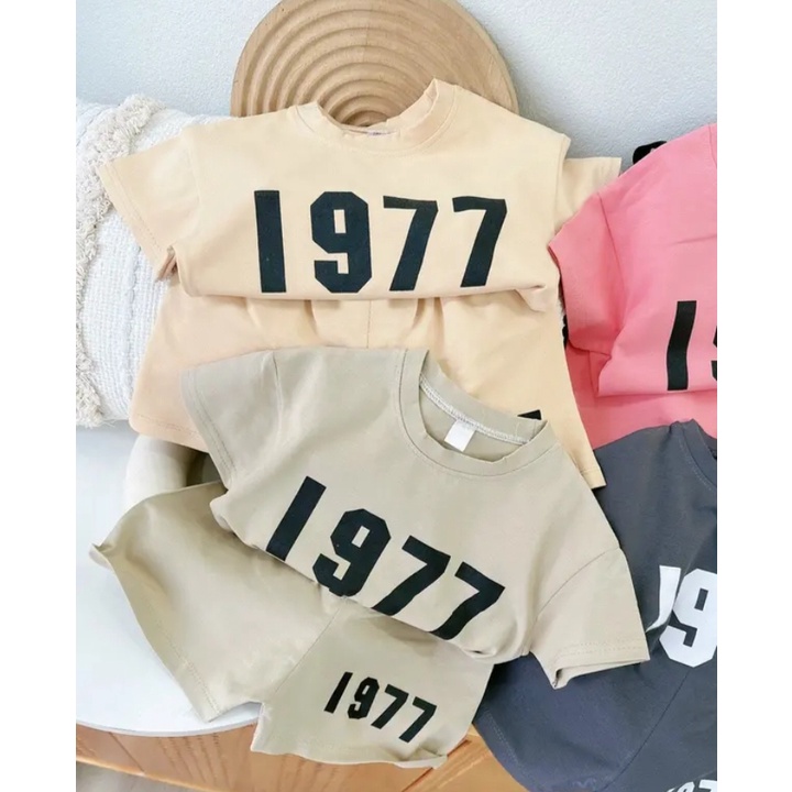 Quần Áo Trẻ Em, Bộ đùi cho bé in 1977 siêu đẹp,chất thun cotton thấm hút mồ hôi cực tốt-7-25kg/,đủ màu