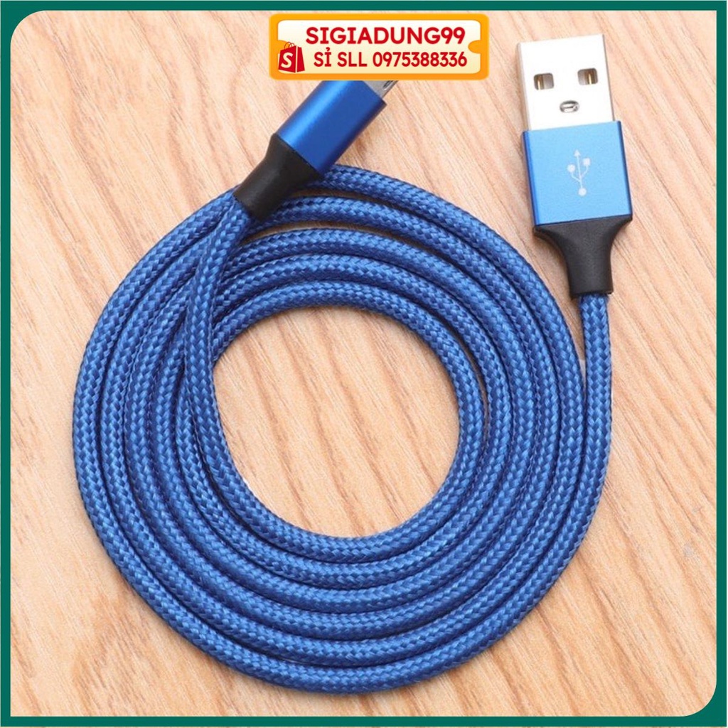 Dây sạc Androi, oppo, xiaomi, Cáp sạc 3M cổng Micro USB thiết kế dây bện dù cho điện thoại androi