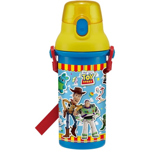 Bình nước cho bé- nhựa có dây đeo, chống khuẩn + AG, hãng Skater-480ml-made in Japan-mẫu cho bé trai (nhiều hình)