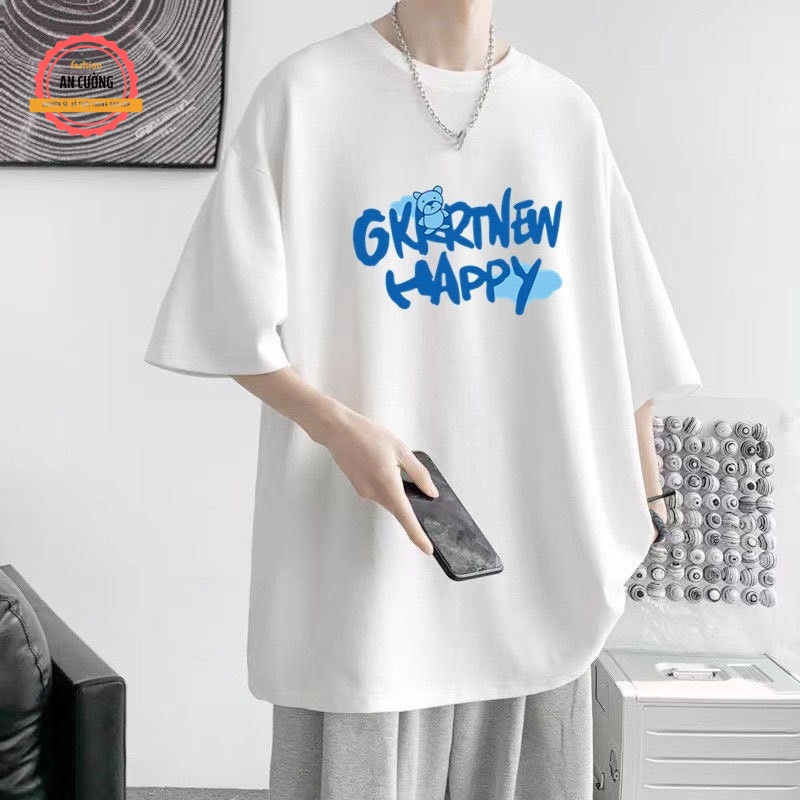 Áo thun nam, áo phông nam tay ngắn cổ tròn chất cotton\, dày dặn thoáng mát ATN046 - An Cường Fashion