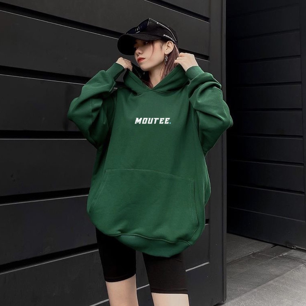 Áo hoodie MOUTEE unisex nỉ ngoại local brand - Áo khoác nỉ unisex ulzang 5 màu có form rộng XL - MOUTEE.SG