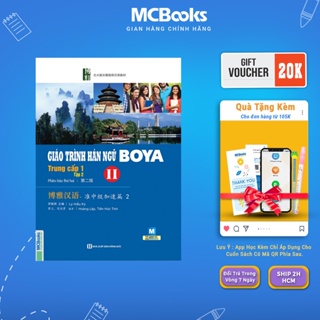 Sách - Giáo trình Hán ngữ Boya trung cấp 1 tập 2 Mcbooks