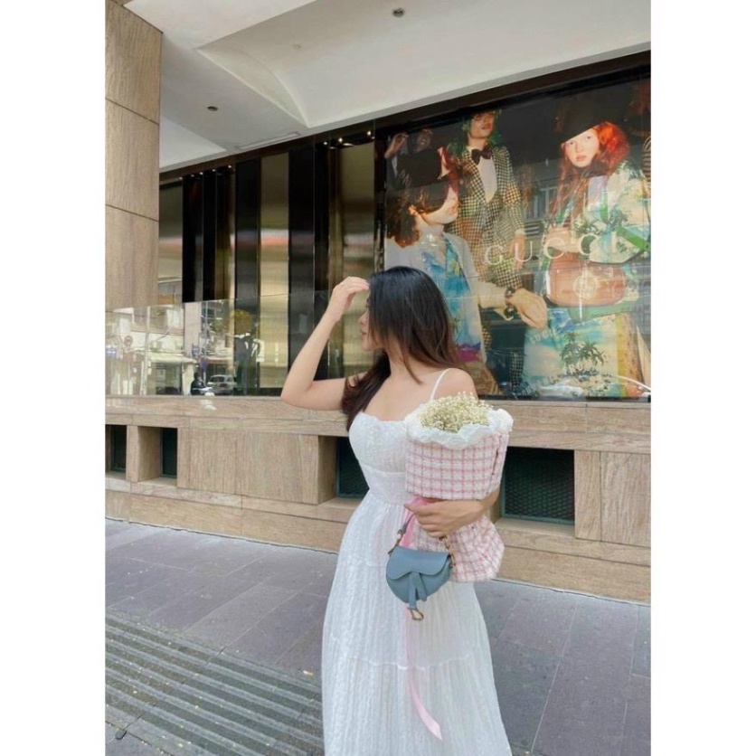 (Fom: <55kg) Đầm Maxi Xoè Xốp Váy Chúa Nữ Tính, Đầm Công Chúa, Dự Tiệc, Thường Ngày, Ăn Cưới, Dã Ngoại JL24 | BigBuy360 - bigbuy360.vn