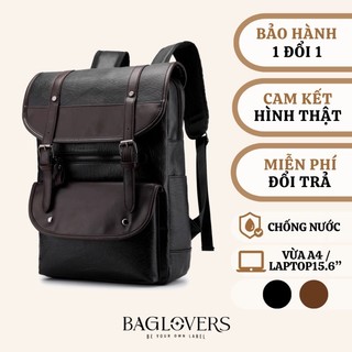 Balo thời trang unisex / dáng vuông / vừa laptop 15.6” / balo chống nước - robin backpack