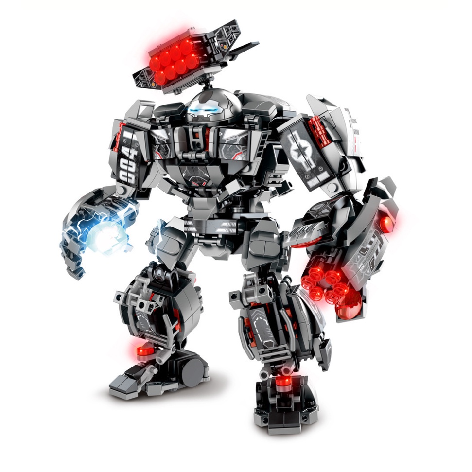 - Bộ Đồ Chơi Lắp Ráp Xếp Hình Mô Hình Người Sắt, Iron Man, Robot Robot Hulkbuster