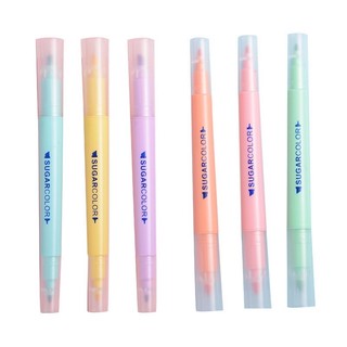 SET 6 Bút đủ màu highlight 2 đầu dạ quang B8