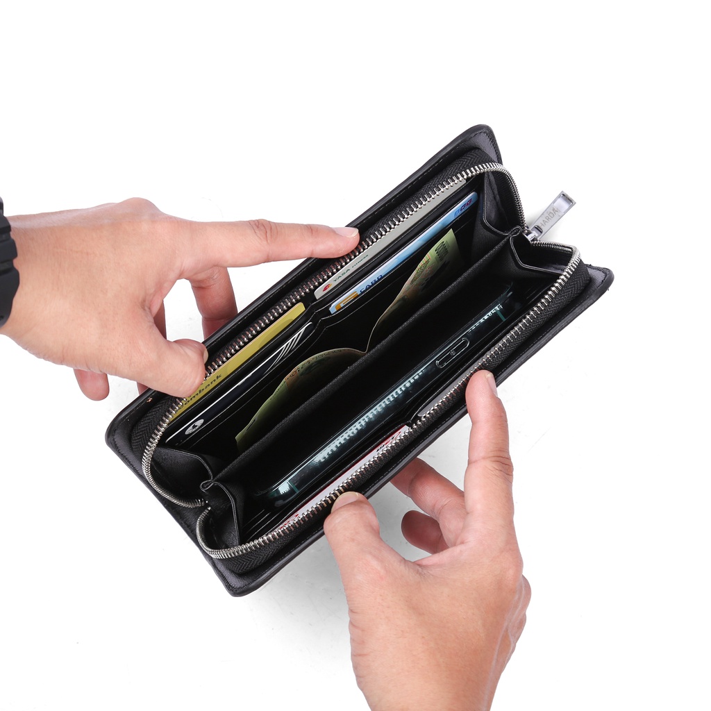 Ví Clutch Cầm tay Harda Da Taiga cao cấp