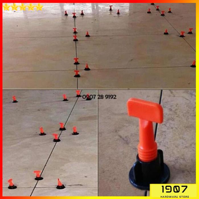 Ke cân bằng ốp lát gạch,Vít cân bằng gạch loại tái sử dụng ⭐Túi 50c tặng 100 ke nhựa lót gạch nền