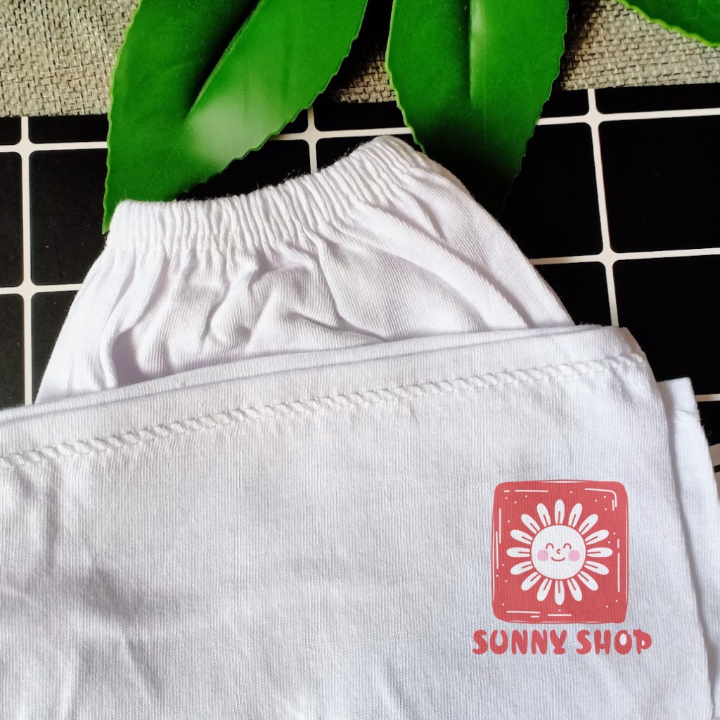 Quần NGẮN BOSINI từ sơ sinh đến 12kg / Quần đùi TRẮNG cho em bé BOSDANNA