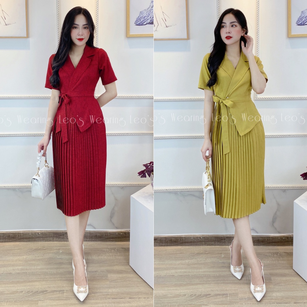 Đầm xếp li