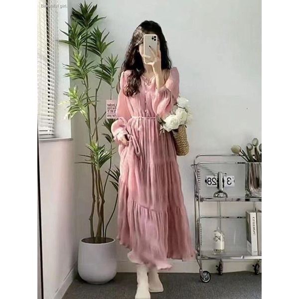Đầm Dáng Dài Rộng Phong Cách Ngọt Ngào Thời Trang Xuân Hè 2023 Cho Nữ