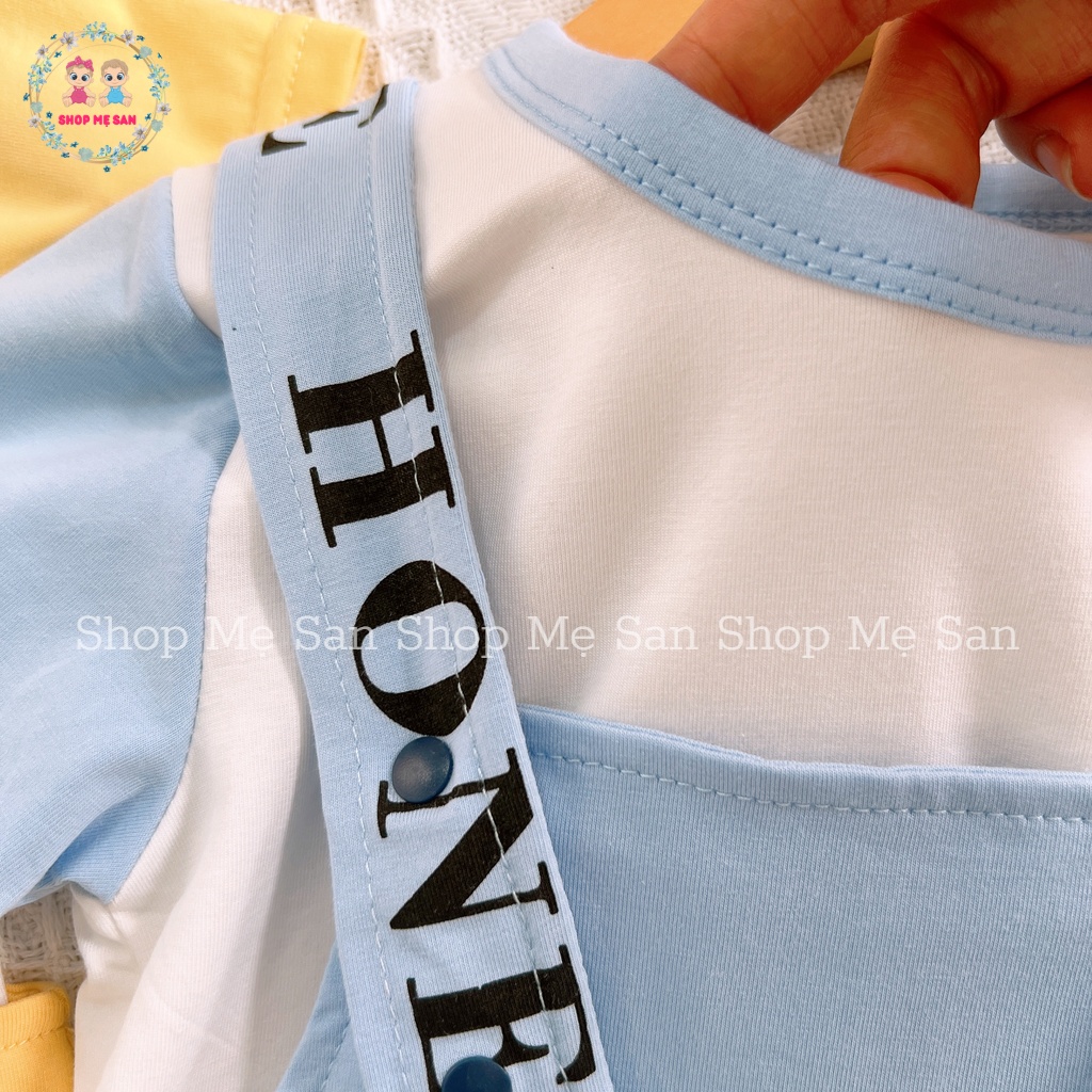 Yếm Cho Bé Gái, Yếm Cho Bé Trai Set Áo Yếm Hàng Quảng Châu Cao Cấp, Vải Cotton Mềm Mát Hoạ Tiết Dễ Thương