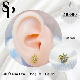 Khuyên tai đá hình sao