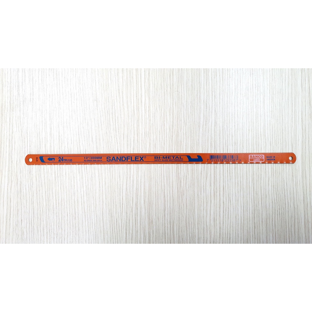Lưỡi cưa sắt bằng kim loại 12 inch Sandflex® Bahco 3906-300-24-100