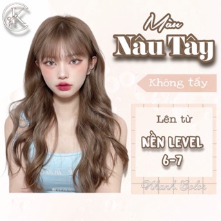 Thuốc nhuộm tóc Nâu Tây, thuốc nhuộm tóc màu Nâu Tây không cần tẩy tại nhà 100ml - Khanh.Color