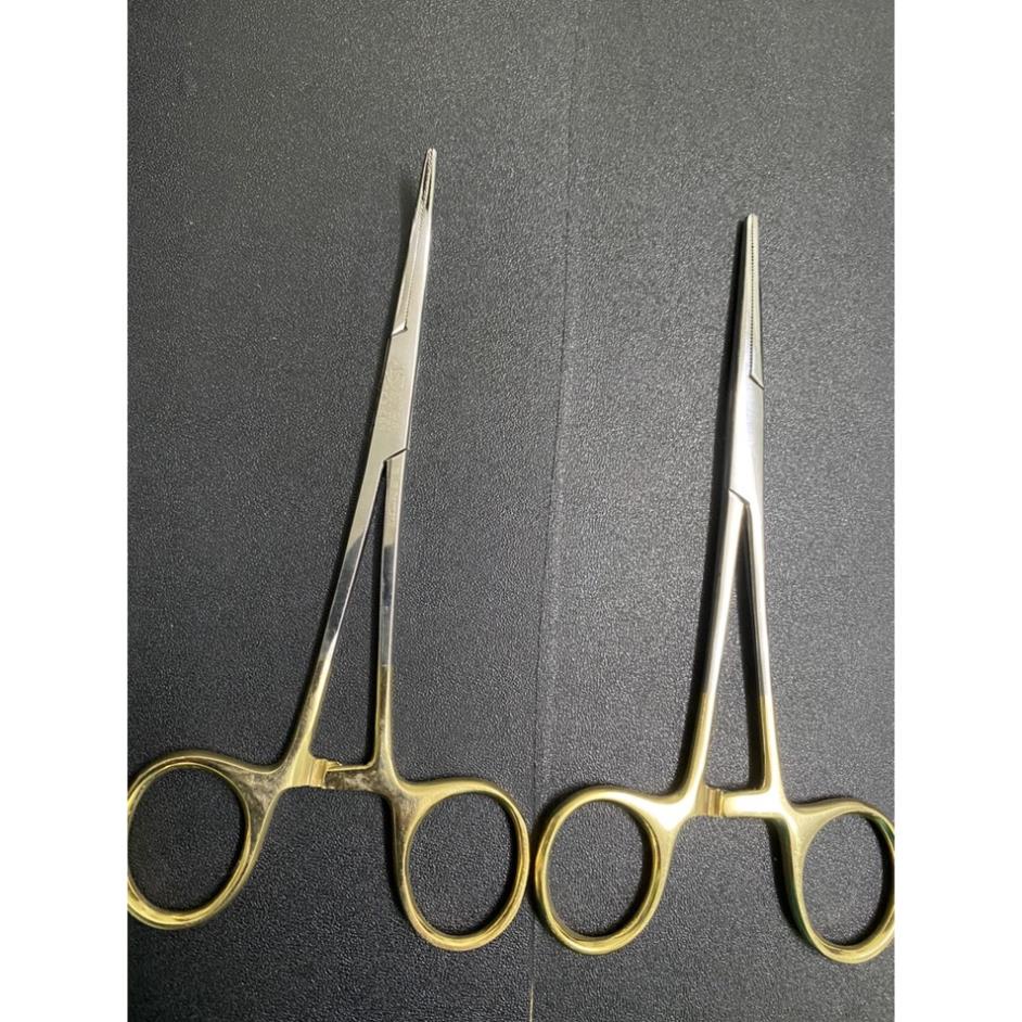 kẹp kim cán vàng 14cm