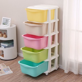 Tủ nhựa đa sắc ngăn kéo 5 tầng có bánh xe, tủ nhựa 5 tầng hàng Việt Nhật, Gia Long cao cấp