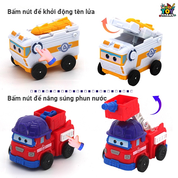 Đội bay siêu đẳng SUPERWINGS - REMI, SPARKY, ROVER, WILLY - Cỡ nhỏ