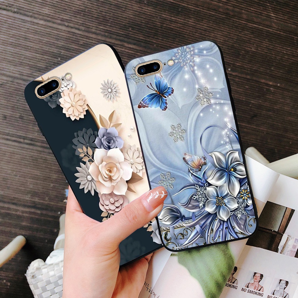 Ốp lưng Iphone 7 Plus / ip 8 Plus in hình hoa hồng,các loài hoa siêu đẹp,siêu hot,siêu xinh