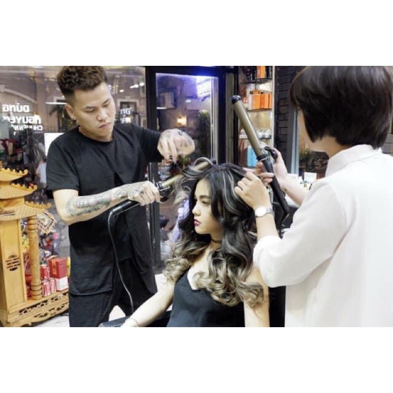 Máy Uốn Xoăn Tạo Kiểu, Gậy Xoăn Giả Hàn Quốc Đủ Size 22/25/28/32/38mm Curling Hair Iron - KV021