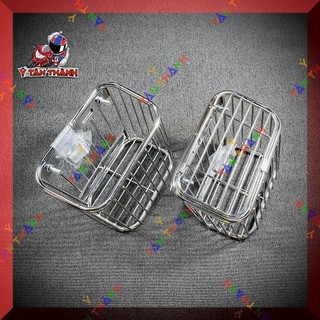 Rổ inox mini cho xe wave nhỏ,wave lớn MS16