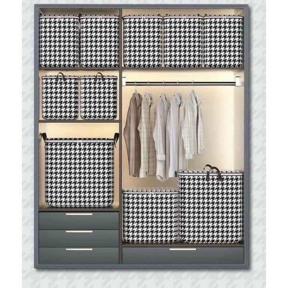 Túi hộp đựng quần áo, chăn màn đa năng 100L