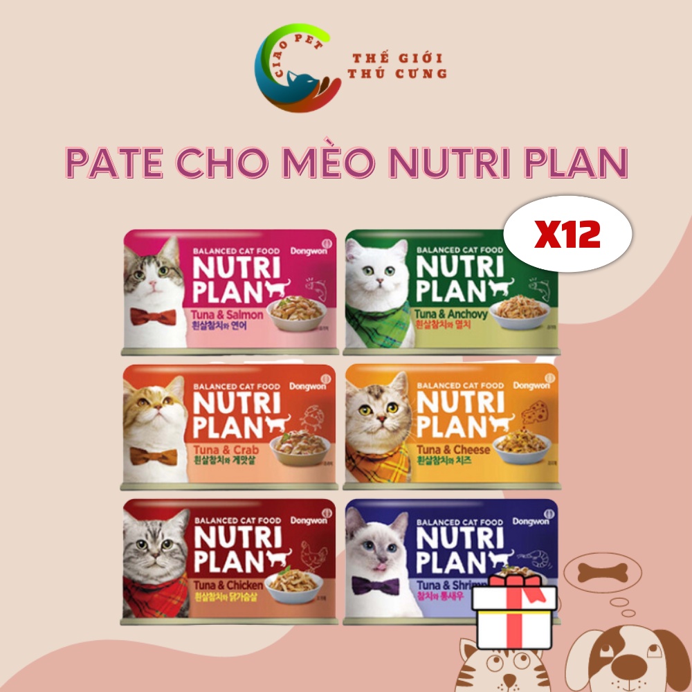 Pate cho mèo Nutriplan, pate thơm ngon và đáng mua nhất thị trường