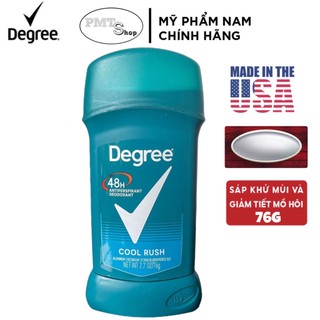 [Nội địa Mỹ] Lăn sáp khử mùi nam Degree Men Cool Rush 76g (sáp trắng) Made in USA