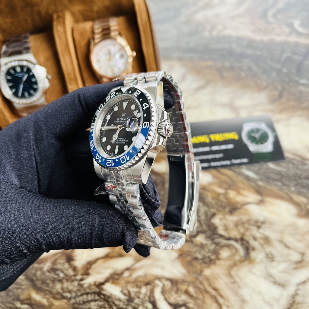 Đồng Hồ Nam R0LEX Pepsi và Batman Máy Cơ Automatic cao cấp