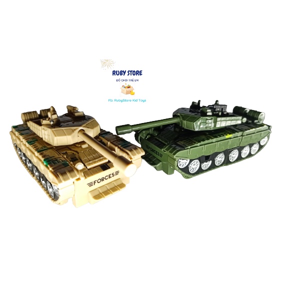 [Đồ chơi chạy trớn] XE TĂNG BIẾN HÌNH ROBOT BẰNG SẮT (Military robot)
