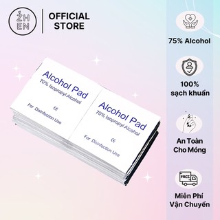 Bông tẩm cồn, bông cồn lau móng, bông tẩm cồn nail, bông cồn sát trùng dùng 1 lần, tiện lợi chuyên dụng